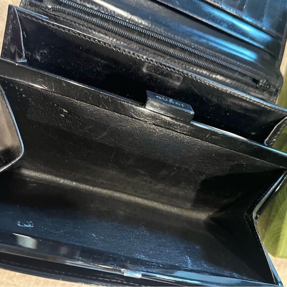 Gucci Black Leather Long Wallet - Picture 13 of 14